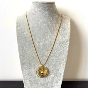 NWOT nOir Jewelry 18k Gold Plated Stratosphere Necklace